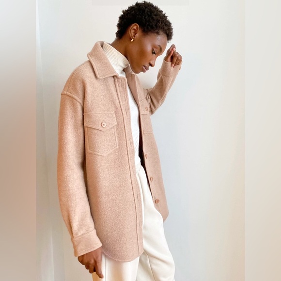 NWT Aritzia Wilfred Ganna shirt jacket shacket - Picture 1 of 6